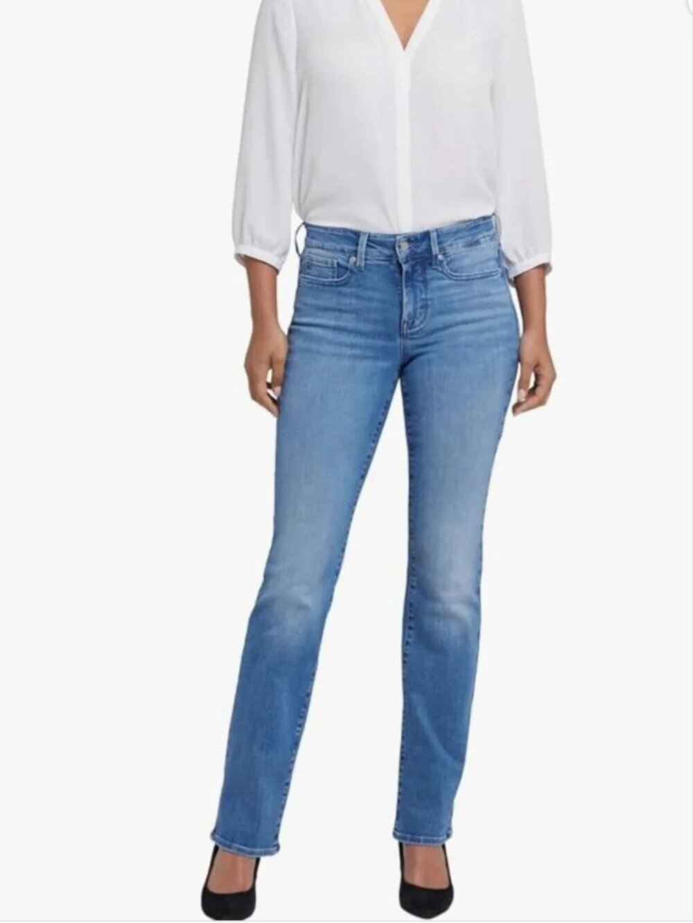 NYDJ Marilyn Straight Jeans in size 4